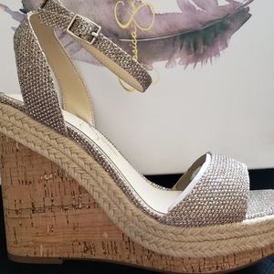 Jessica Simpson Wedge Sandals/Shoes Size 6.5